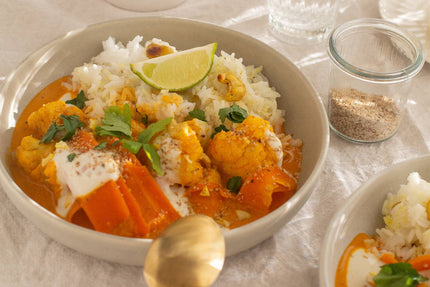 Veganes Blumenkohl-Curry mit Kokosmilch