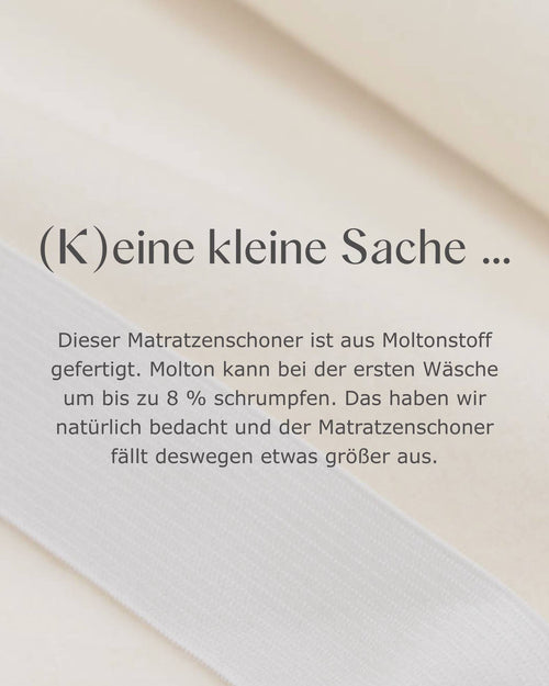 Molton-Matratzenschoner Mirina [Natur]
