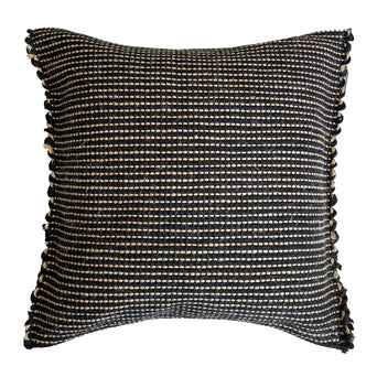 Upcycling-Kissen mit Füllung Cadema [Schwarz]