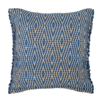 Upcycling-Kissen mit Füllung Pavaro [Blau]