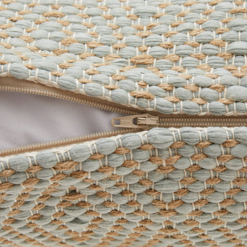 Upcycling-Kissen mit Füllung Pavaro [Jade]