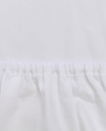 Satin-Spannbettlaken Oufeiro [Weiß]