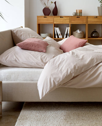 Perpignan duvet cover, natural, 100% combed cotton