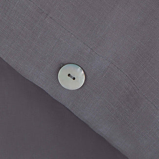 Kissenbezug Bellvis, Anthrazit, 100% Leinen