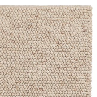 Ravi runner, natural white, 70% new wool & 30% viscose