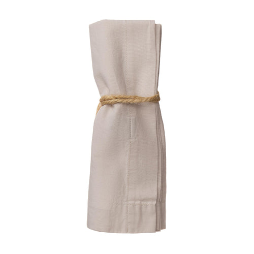 Baumwoll-Tischwäsche-Set Luzia [Beige]