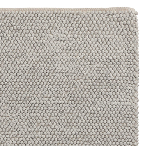 Ravi Runner silver grey, 50% wool & 30% viscose & 20% cotton